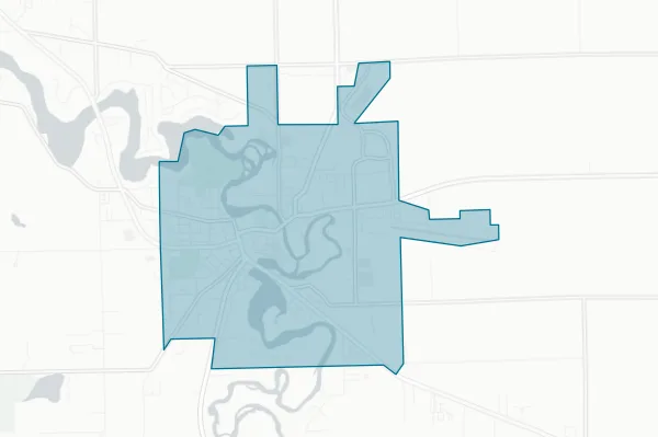 City of Allegan — detail map
