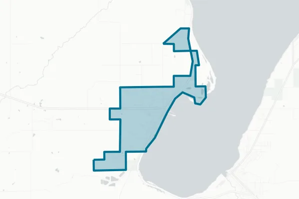 Village of Baraga — detail map