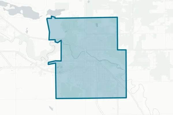 City of Hastings — detail map