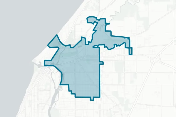 City of Benton Harbor — detail map