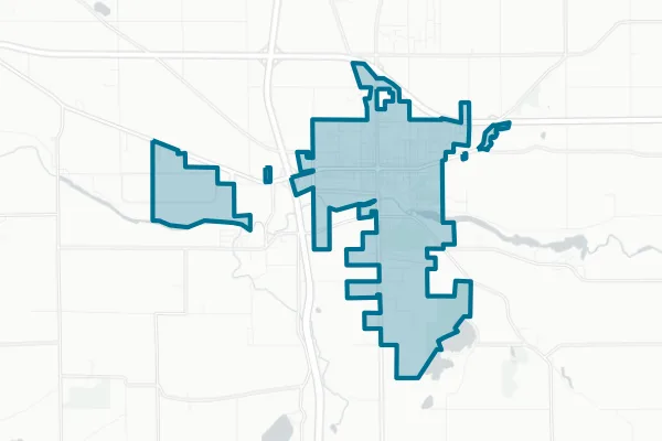 City of Marshall — detail map
