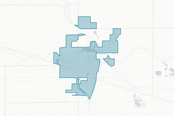 City of Clare — detail map