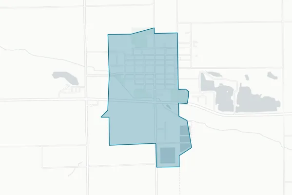 City of Ovid — detail map