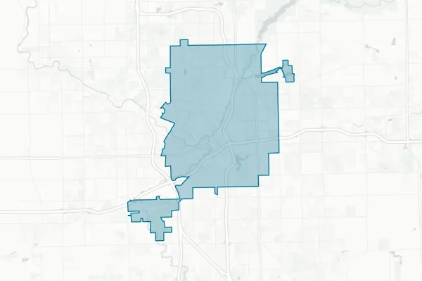 City of Flint — detail map