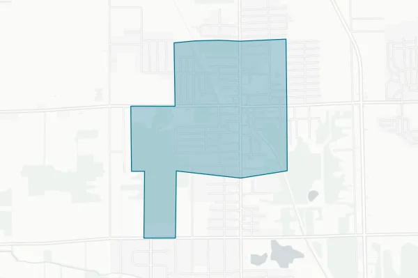 City of Mt. Morris — detail map