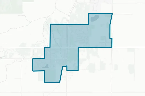 Village of Kingsley — detail map