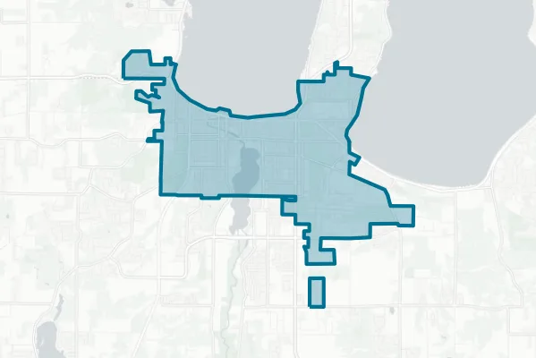 City of Traverse City — detail map