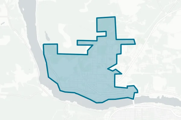 City of Hancock — detail map