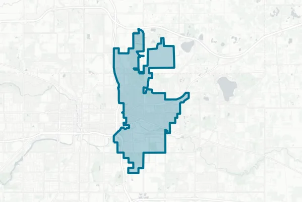 City of East Lansing — detail map