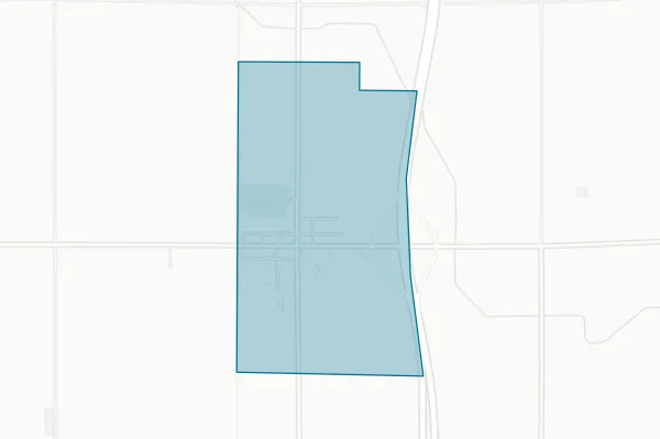 Village of Rosebush — detail map