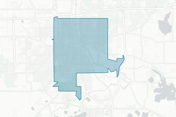 City of Jackson — detail map