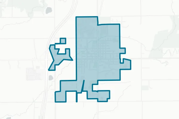 City of Cedar Springs — detail map