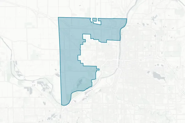 City of Walker — detail map