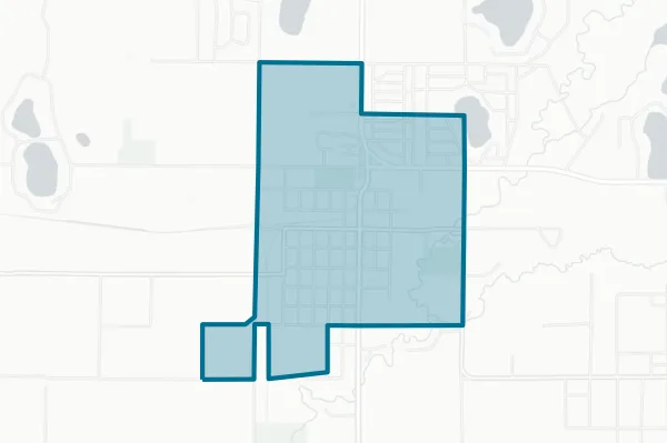 Village of Baldwin — detail map