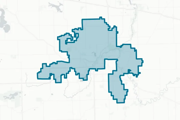 City of Adrian — detail map