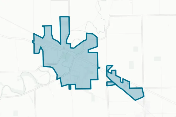 Village of Blissfield — detail map