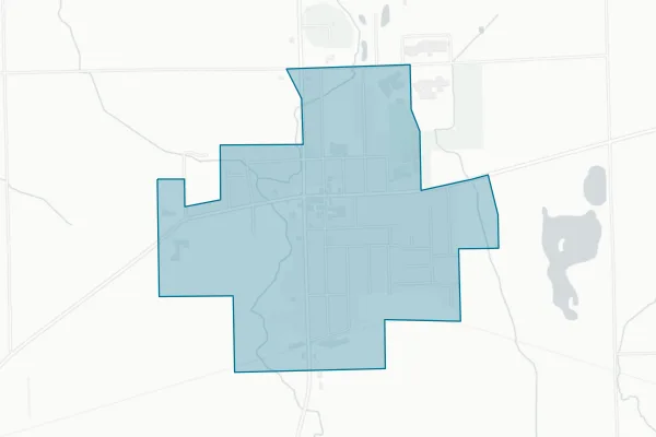 Village of Armada — detail map