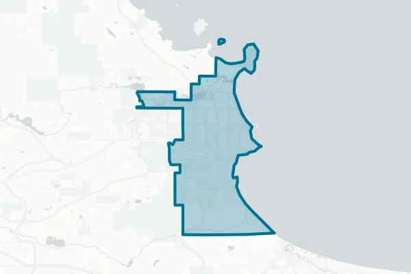 City of Marquette — detail map