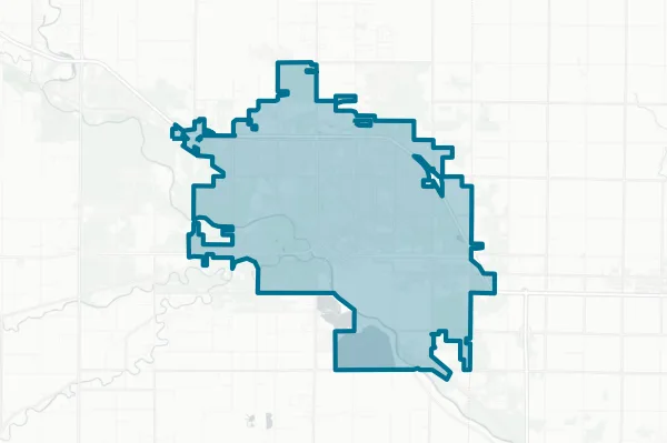 City of Midland — detail map