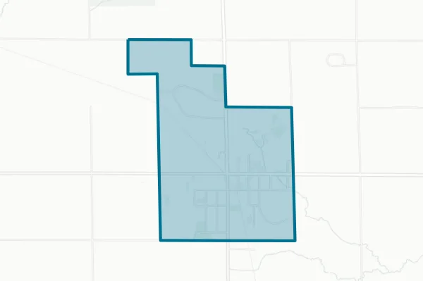 City of Mcbain — detail map