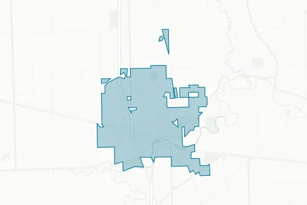 Village of Dundee — detail map
