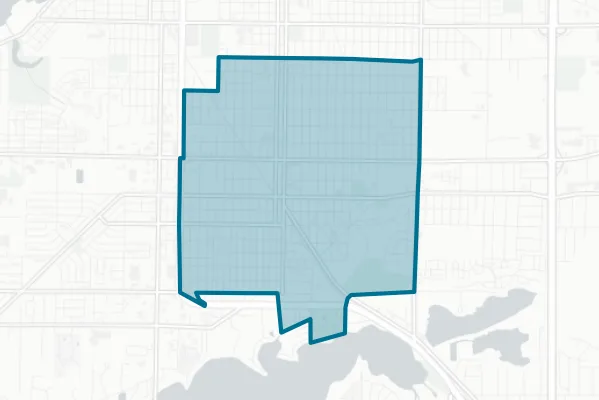 City of Muskegon Heights — detail map