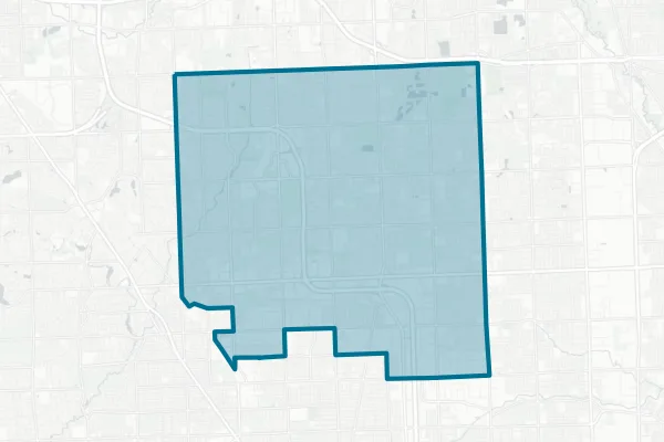 City of Troy — detail map