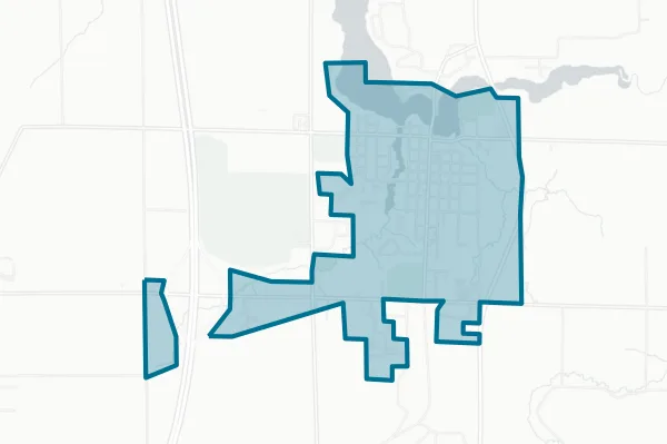City of Hart — detail map
