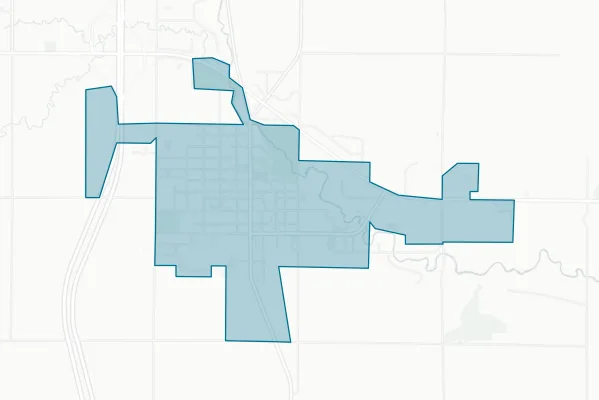 City of Reed City — detail map