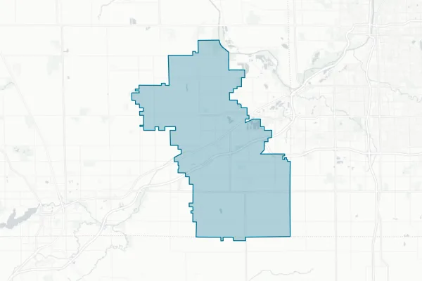 Hudsonville Public Schools — detail map
