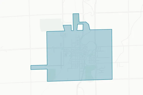 Village of Chesaning — detail map