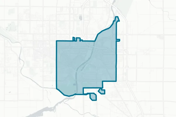 City of Saginaw — detail map
