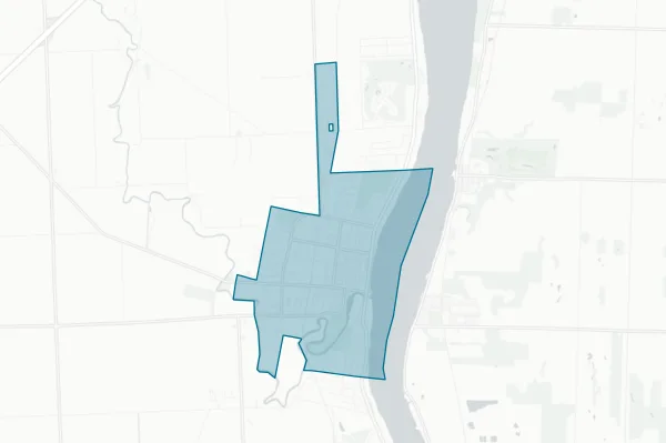 City of St Clair — detail map