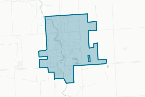City of Croswell — detail map