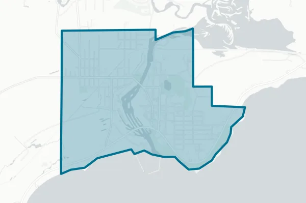 City of Manistique — detail map