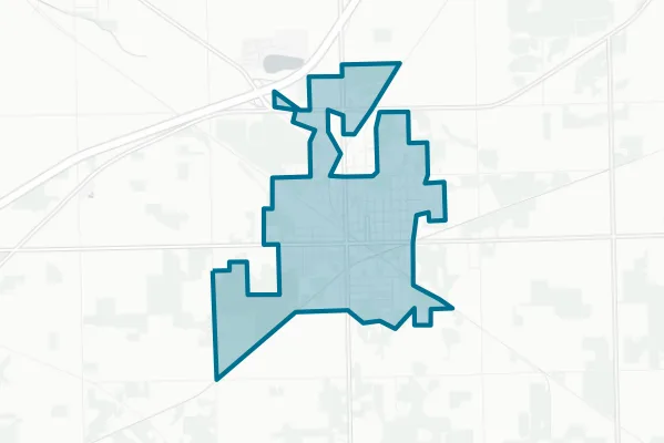 City of Durand — detail map
