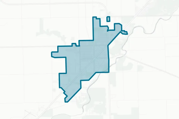 City of Caro — detail map