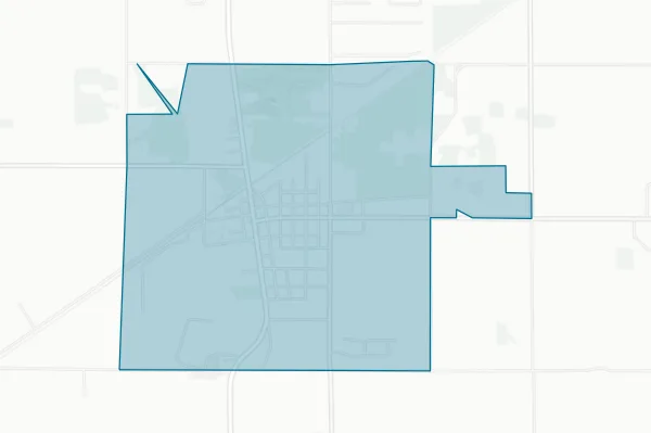 Village of Lawton — detail map