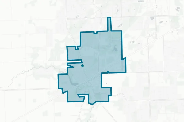 City of Saline — detail map