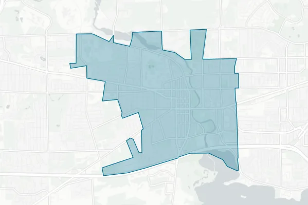 City of Ypsilanti — detail map
