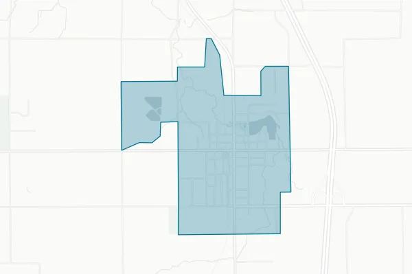City of Manton — detail map