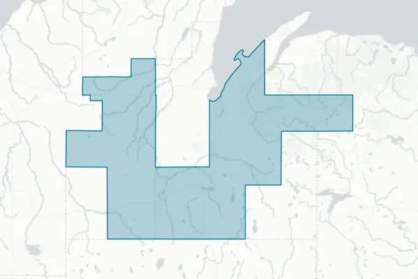 L'anse Area Schools — detail map