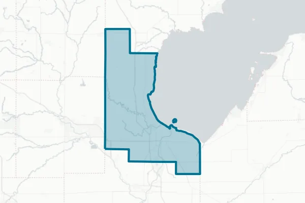Bangor Township Schools — detail map