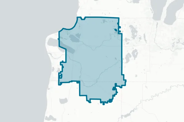 Benzie County Central School District — detail map