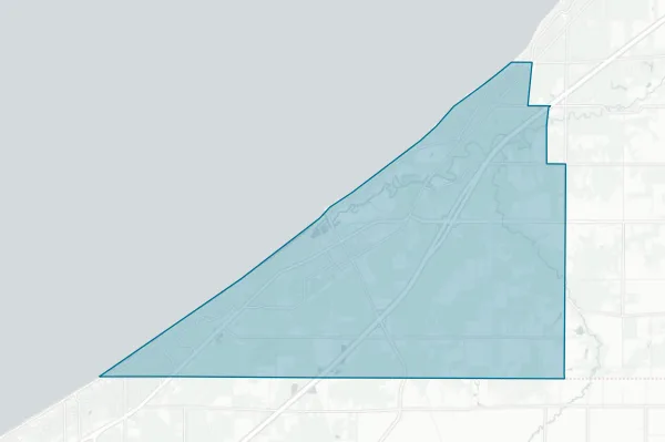 New Buffalo Area Schools — detail map