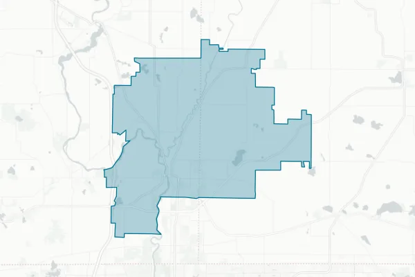 Niles Community Schools — detail map