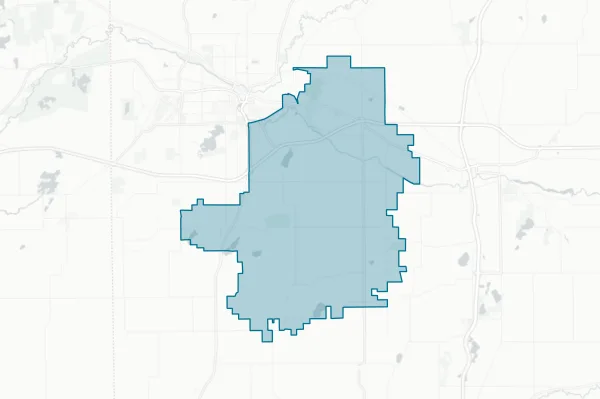 Harper Creek Community Schools — detail map