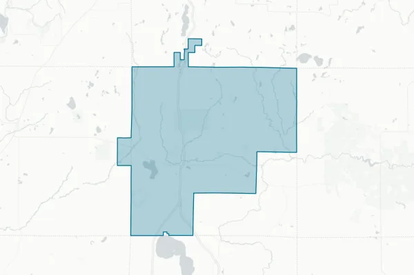 Crawford Ausable School District — detail map