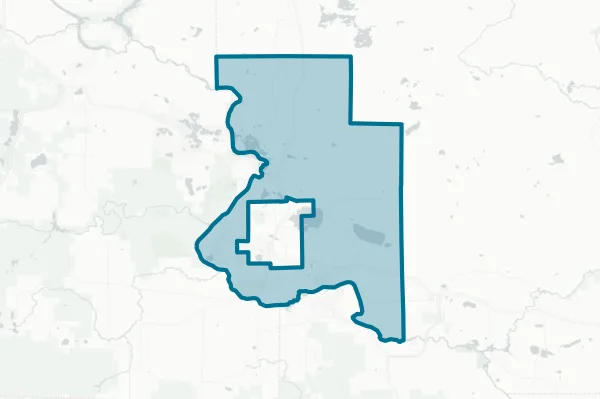Breitung Township School District — detail map