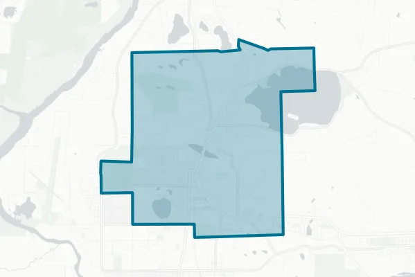 School District of the City of Iron Mountain — detail map